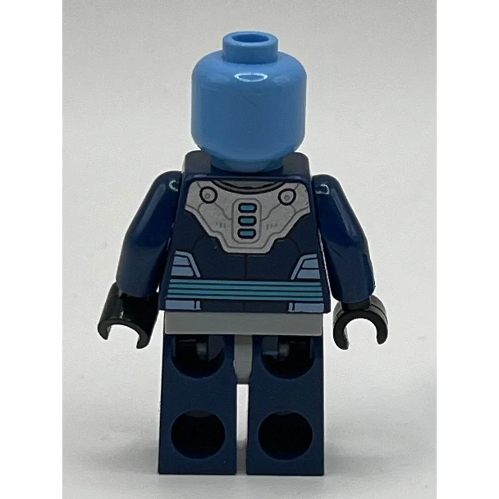 LEGO DC Super Heroes Mr. Freeze Minifigure sh0319 Dark Blue Suit 76000